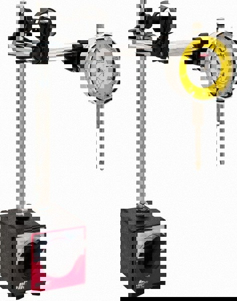 Dial Indicator & Base Kit: 0-100 Dial Reading